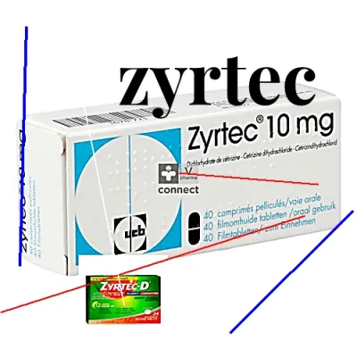 Zyrtec vente libre